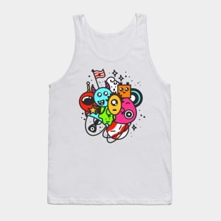 Cute Space Doodles NFT Crypto Art Opensea Non-Fungible Token Tank Top